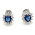 Gioielli in argento pietre blu
