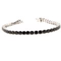 Silver jewelry cm 21,5 -  cubic zirconia 3 mm