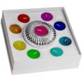 Silver coated items cm 20x20