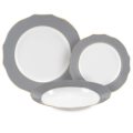 18 pieces - grey