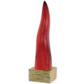 cm 10 h 33 - rosso trasparente
