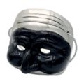 cm 11 h 11 - silver & black