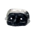 cm 9 h 7 - silver & black