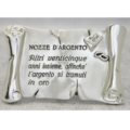 cm 11x7 - silver wedding