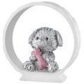 diam cm 9 - silver & pink