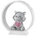 diam cm 9 - silver & pink