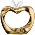 cm 25,5 h 24 - gold & white