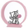 diam cm 9 - silver & pink