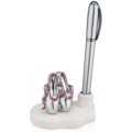 Silver coated items cm 6x8 h 6,5 - ballet shoes