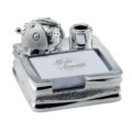 cm 6,5x7,5 - silver wedding