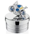 Silver coated items cm 8,5 h 11