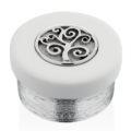 diam cm 7 h 4 - coperchio bianco
