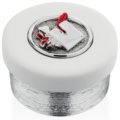 cm 8,5 h 5 - coperchio bianco