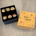 6 pcs set - yellow soft touch