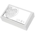 cm 20,5x12,5 h 6 - silver wedding