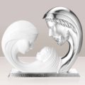 h cm 28 - argento e bianco