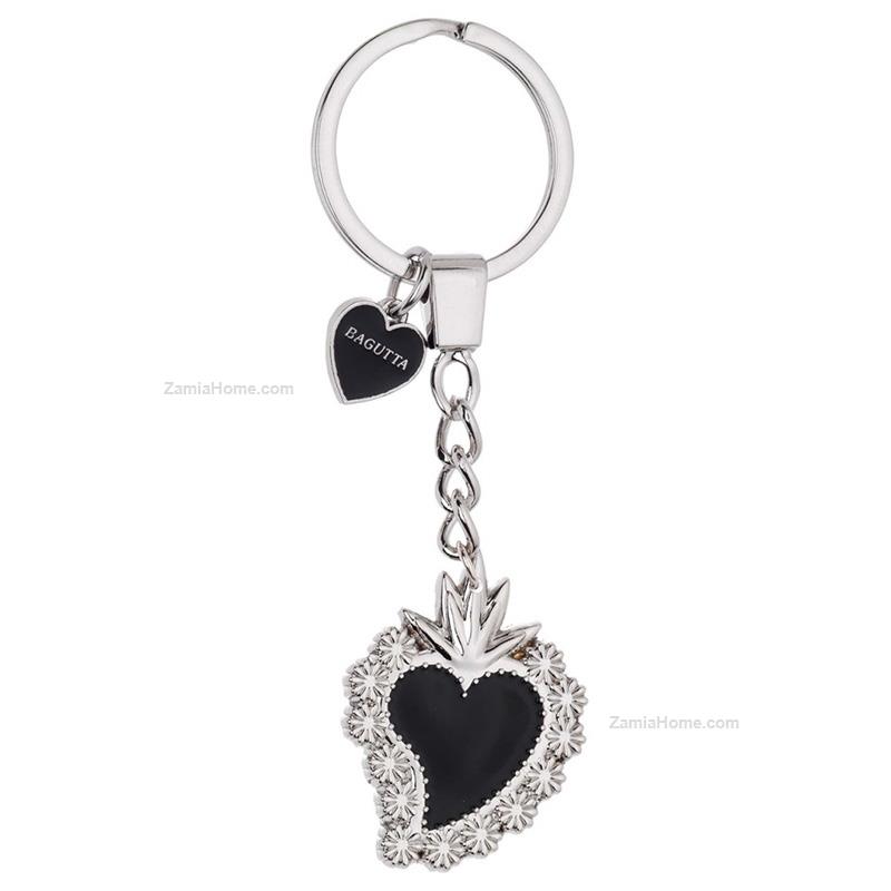 Heart keychain daisies decor