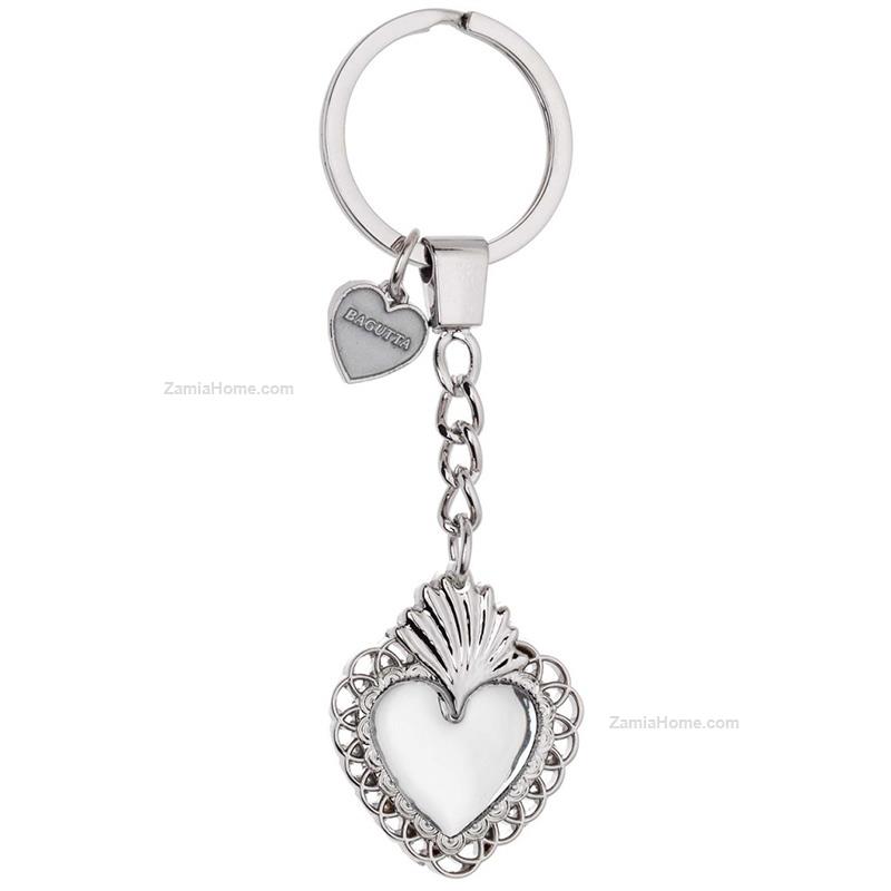 Heart keychain fretwork decor