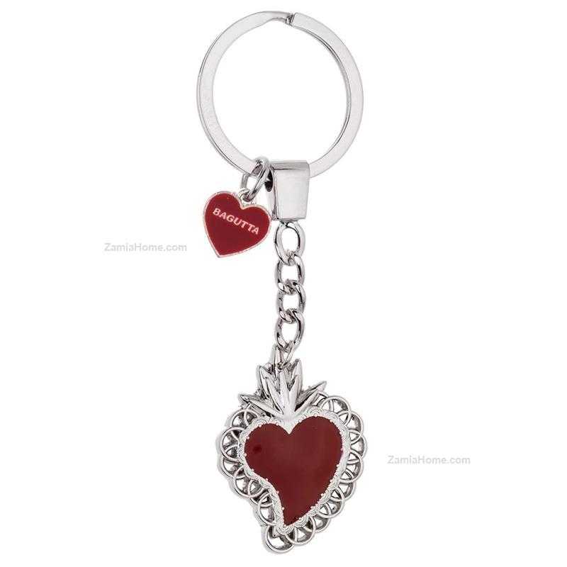 Heart keychain fretwork decor