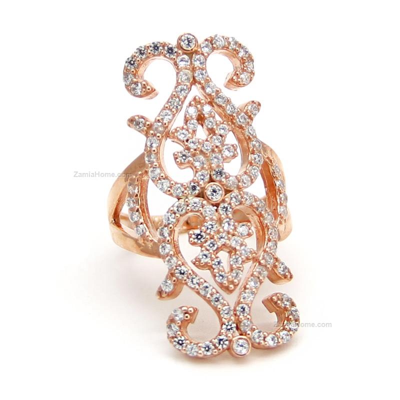 Anello con zirconi