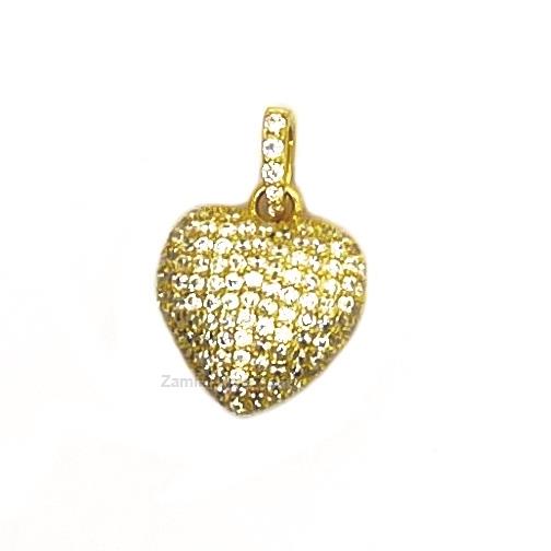 Cuore pendente in argento