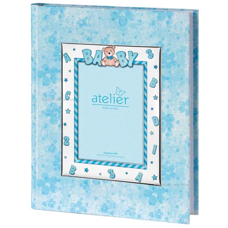 Album foto baby atelier cm 20x25 celeste album porta ae3200/20c album bimbo