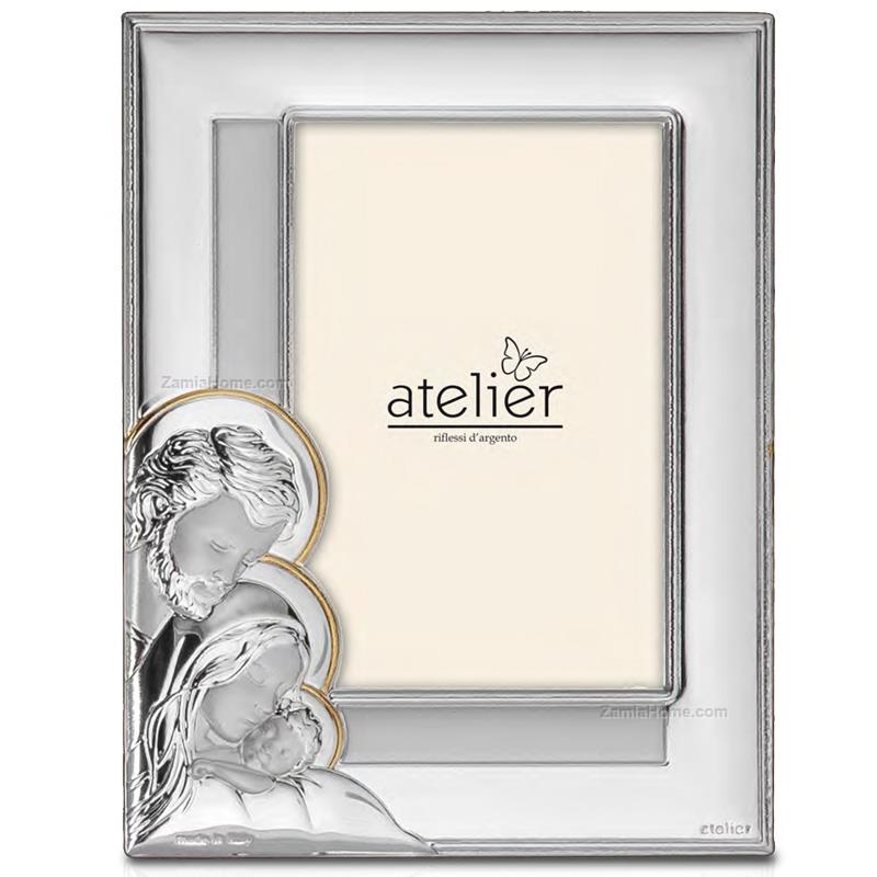 Cornice Sacra Famiglia Atelier Cm 6x9 Cornice Argento Ae0775 6 Cornici Sacri Bomboniere