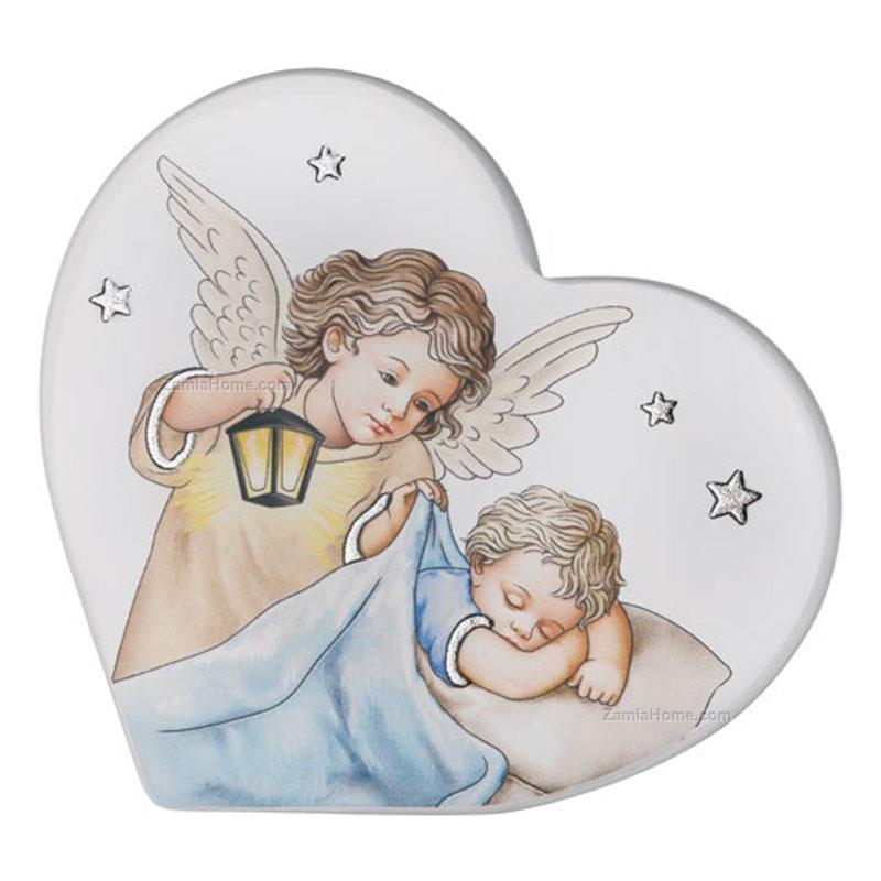 Icon angel silver foil