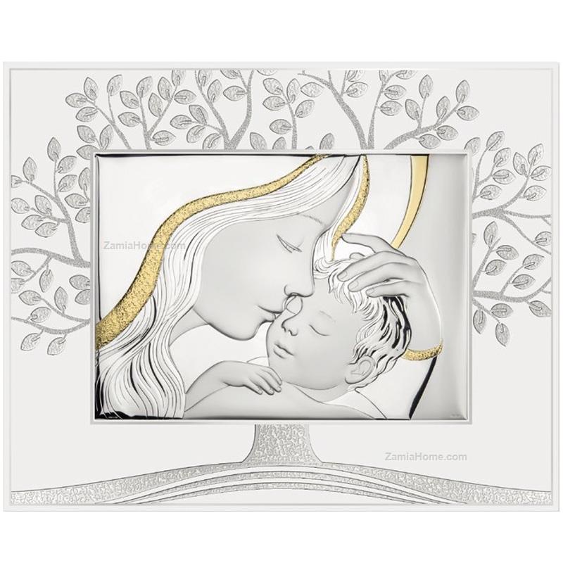 Quadro sacra famiglia atelier cm 66x57 ceramica quadro sacra ae0281/dq  icone sacre quadri