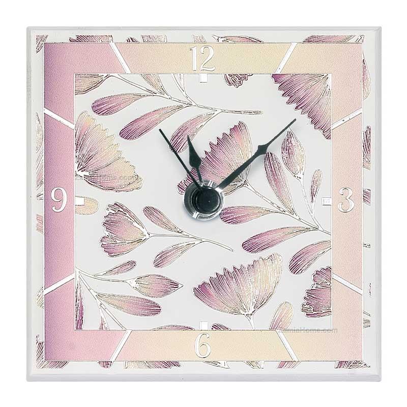 Table clock tulips