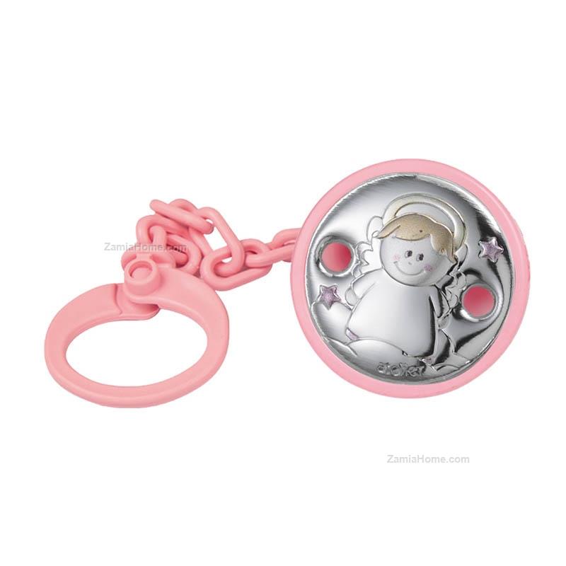Rubber nipple brooch angel