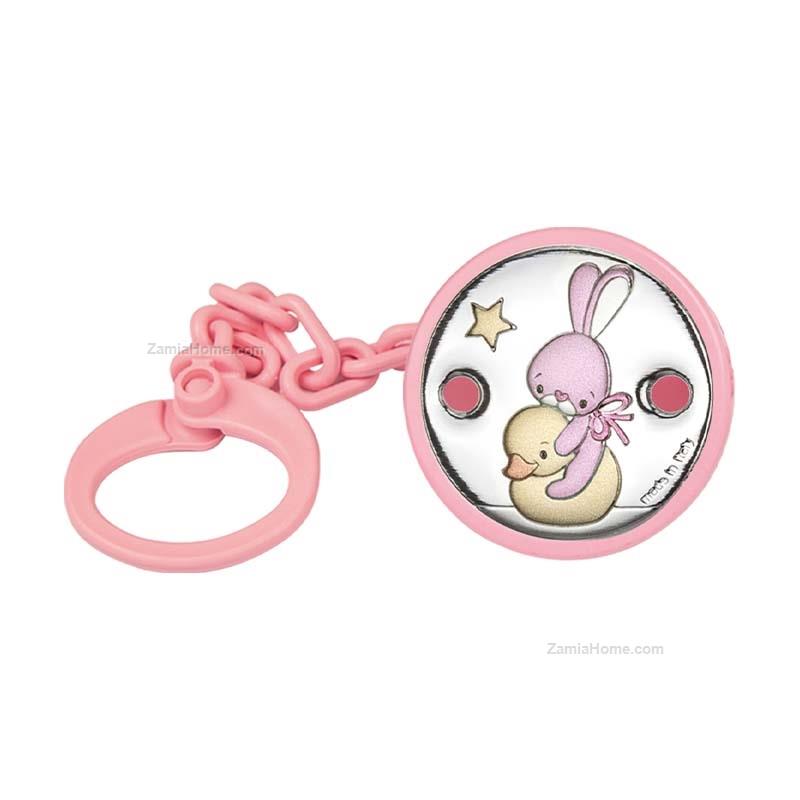 Rubber nipple brooch baby rabbit