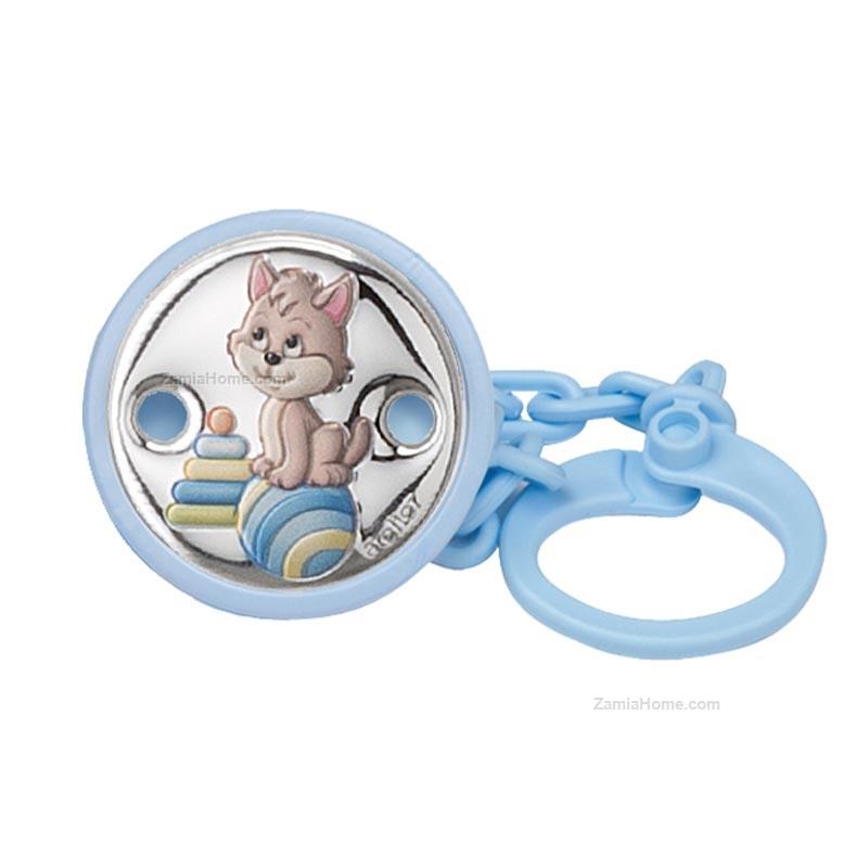 Pacifier brooch kitten
