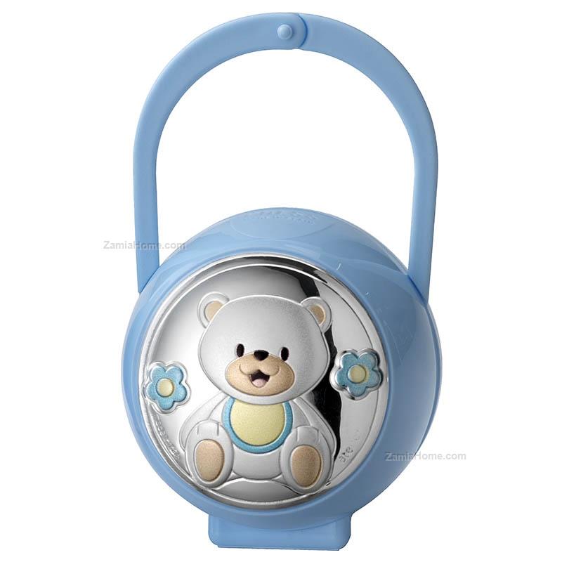 Rubber nipple case teddy bear