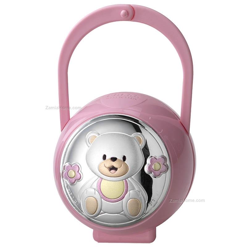 Rubber nipple case teddy bear