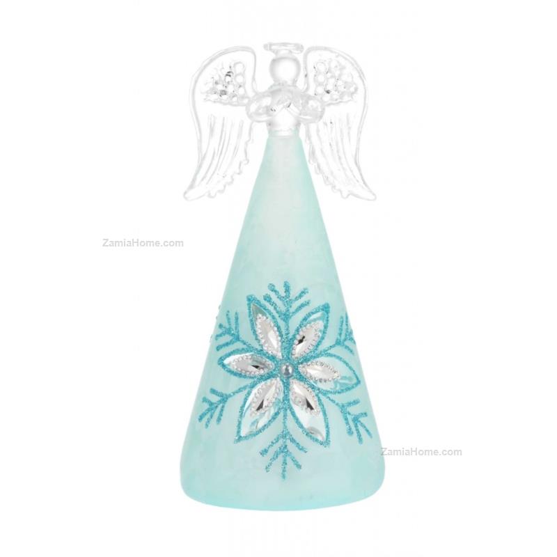 Blue glass angel