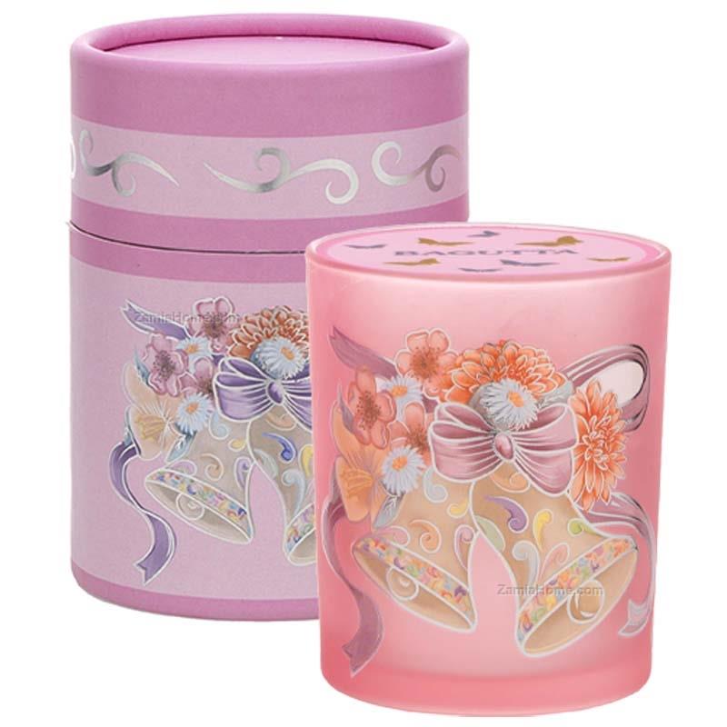 Glass tealight holder bells