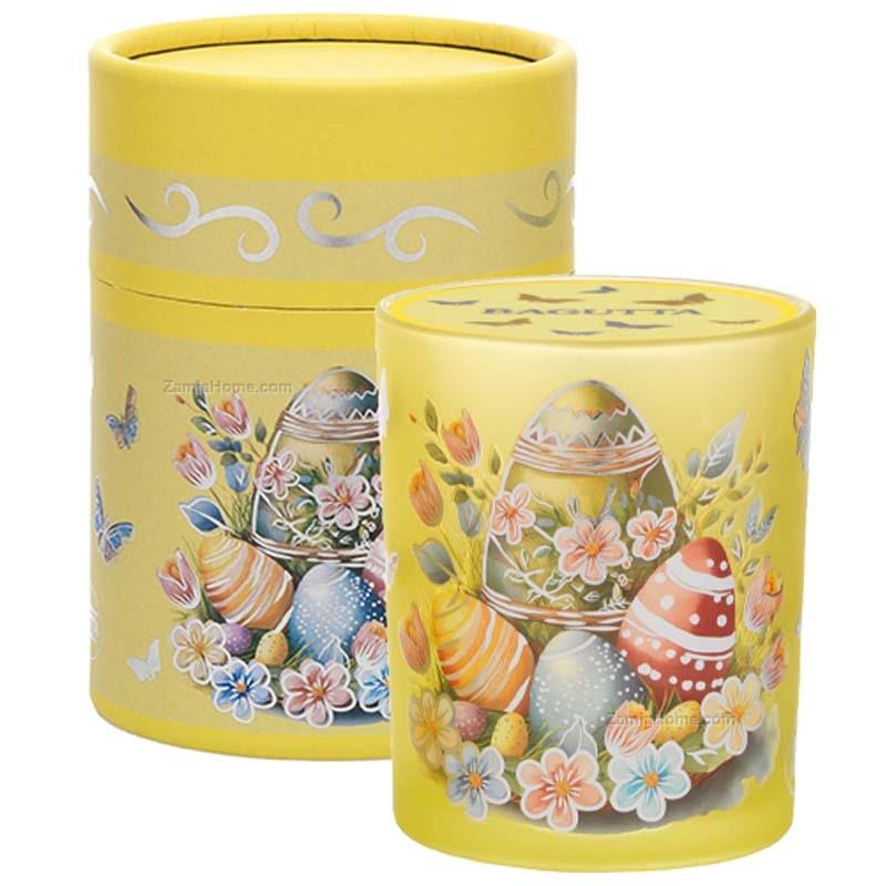 Glass tealight holder eggs