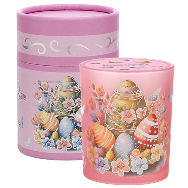 Glass tealight holder eggs