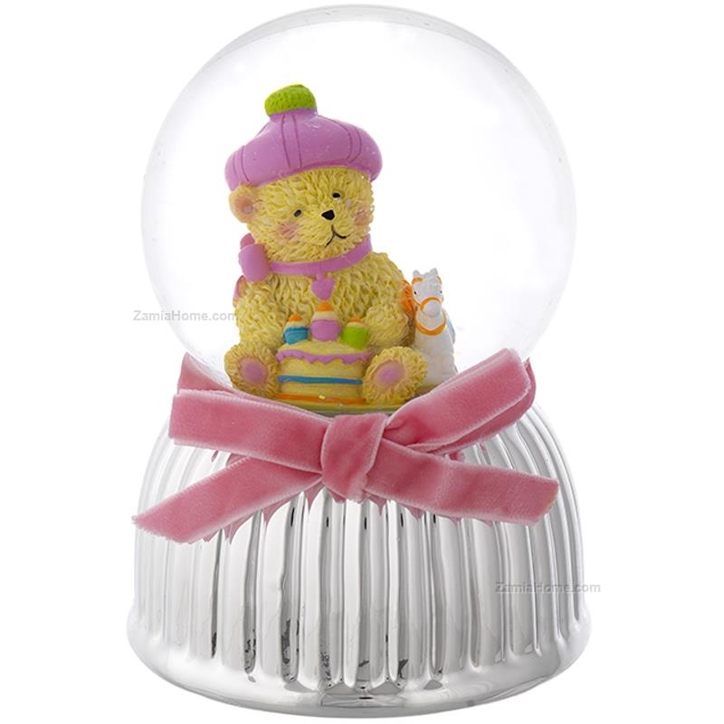 Boule de neige orso con cappello