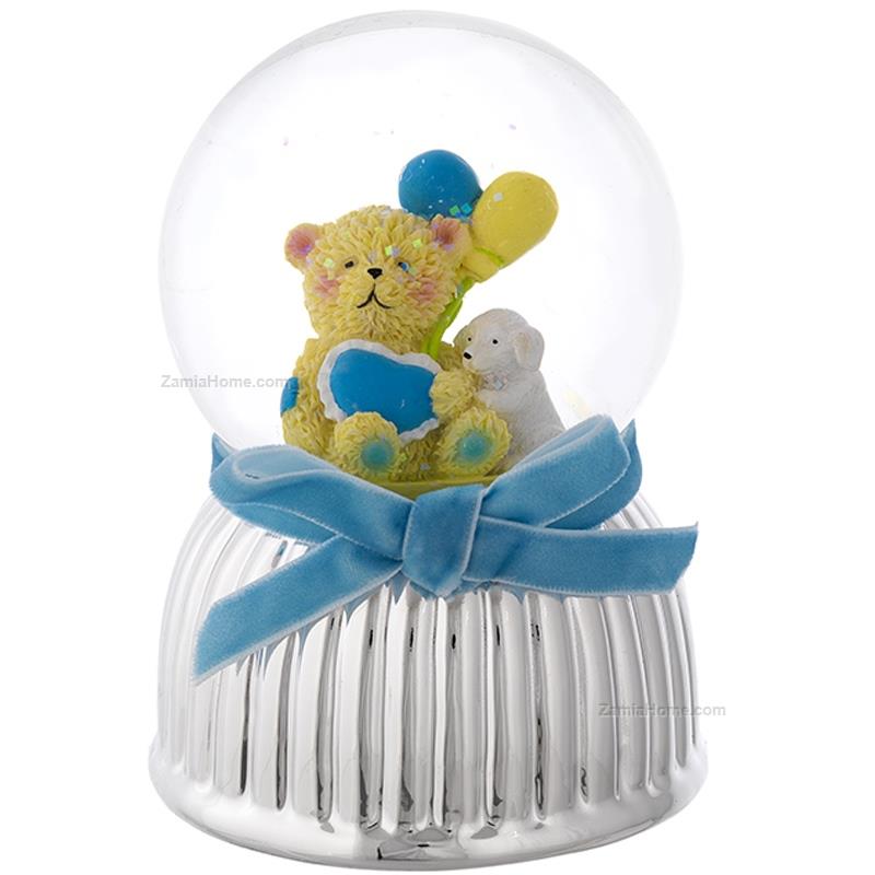 Boule de neige orso con palloncini