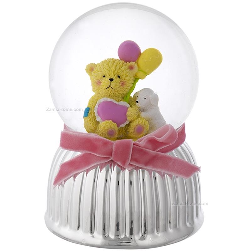 Boule de neige orso con palloncini
