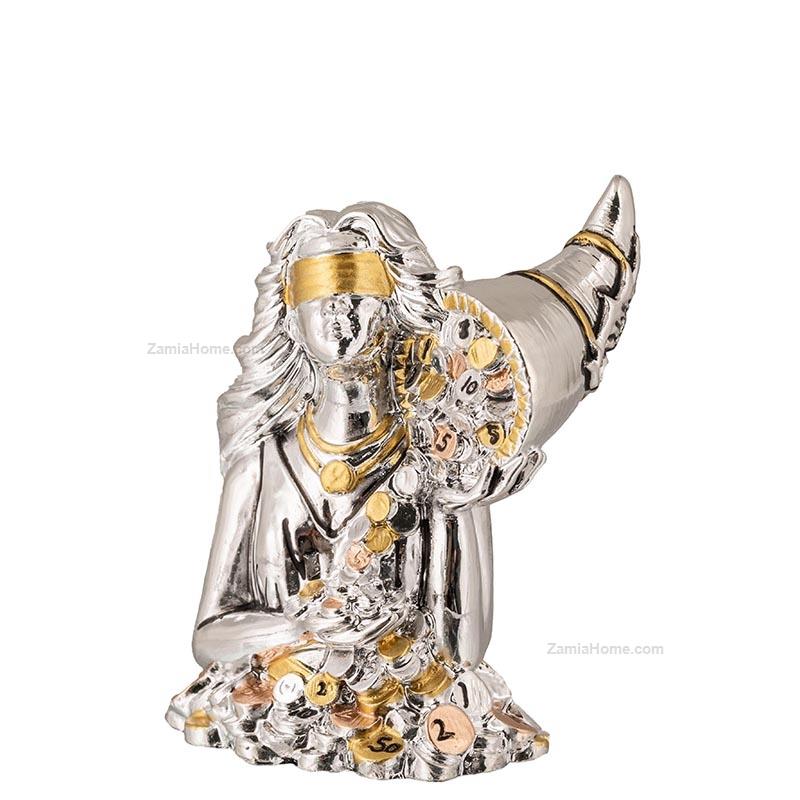 Lady luck bust with horn of plenty