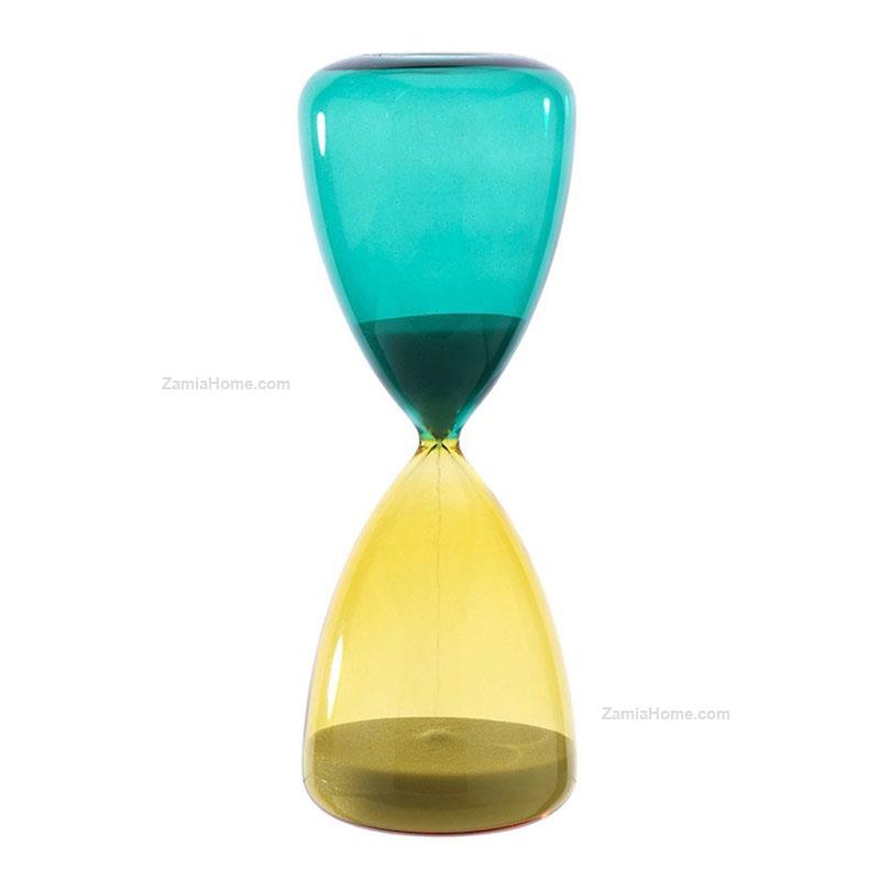Hourglass yellow and blue