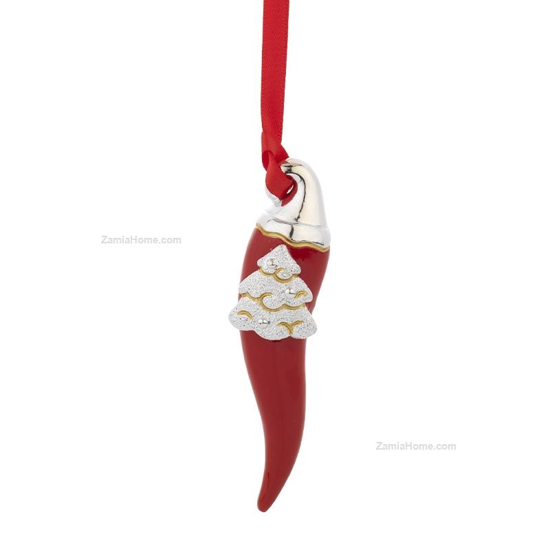 Lucky horn with xmas tree