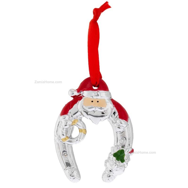 Lucky horseshoe santa claus