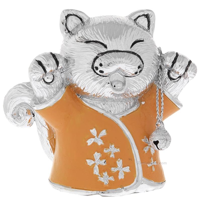 Silver maneki neko