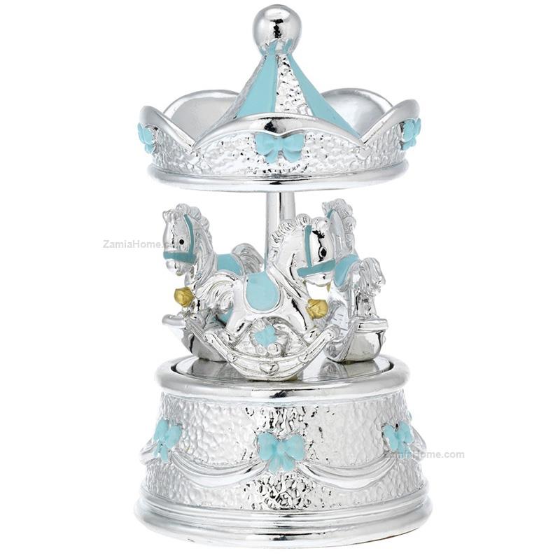 Carousel with musical box