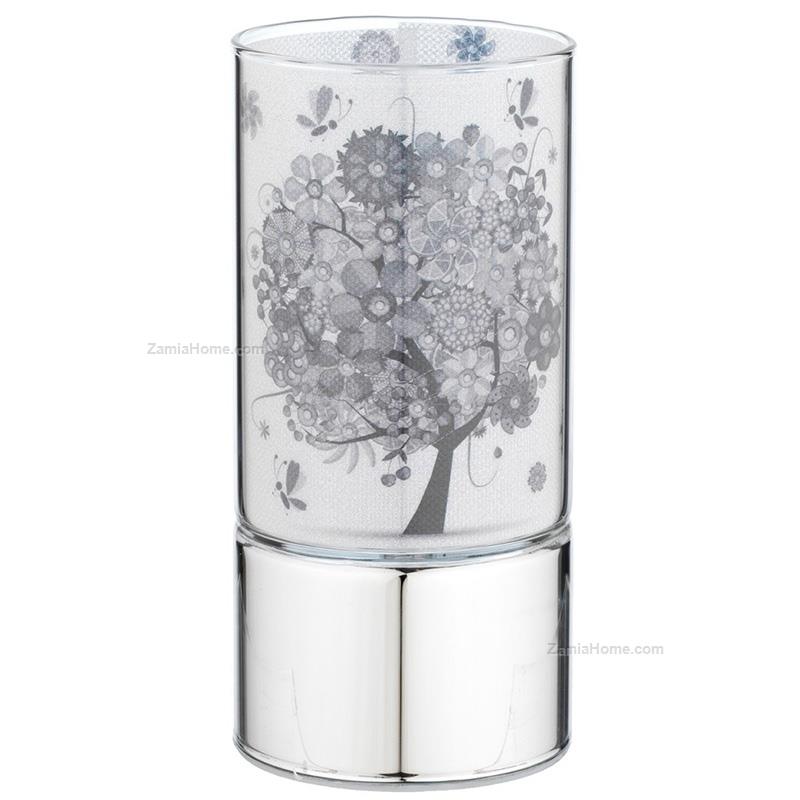 Lampada albero bianco e nero