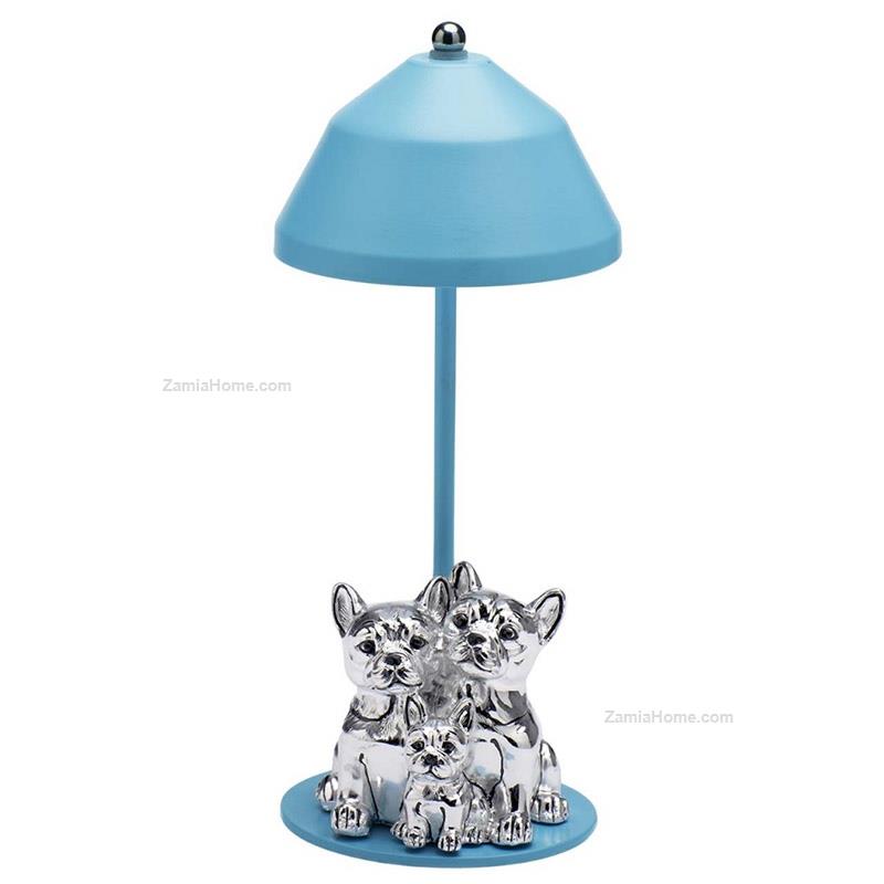 Table lamp bulldogs family